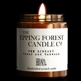 Cedar and oakwood candle - inspired by London and Essex