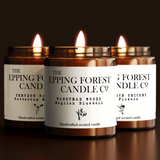 Box of three scented candles inspired by Essex and London